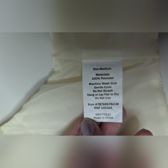 NWT Pawsitively Fun! Medium Cream/White Pet Jacket "Warm & Cozy Sherpa" - Picture 4 of 6